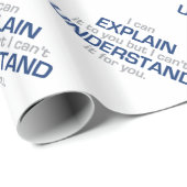 エンジニアのモットー-科学のタイプ物 ラッピングペーパー (ロールコーナー)