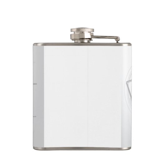 エンジニアの卓上フラスコ フラスク (裏面)