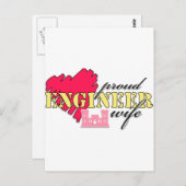 エンジニアの妻 ポストカード (正面/裏面)