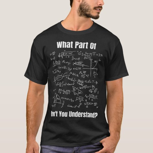 エンジニアの数学の動機 Tシャツ (正面)