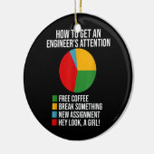 エンジニアの注意を引くおもしろい方法 セラミックオーナメント (左)