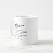 エンジニアの真の意味 コーヒーマグカップ (正面左)