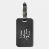エンジニアの荷物のラベル ラゲッジタグ (裏面縦)