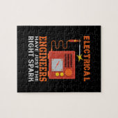 エンジニアの電気技師は正しい権利を持っている ジグソーパズル (横)