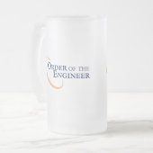 エンジニアの順序 フロストグラスビールジョッキ (正面左)