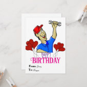 エンジニアへの誕生日カード カード (正面/裏面インサイチュ)