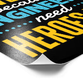 エンジニアもヒーローを必要とするので、私は測量士だ フォトプリント            (角)