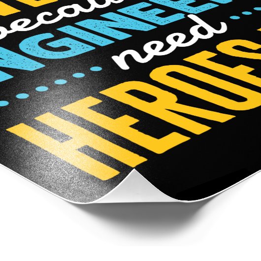 エンジニアもヒーローを必要とするので、私は測量士だ フォトプリント            (角)