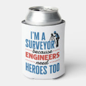 エンジニアもヒーローを必要とするので、私は測量士だ 缶クーラー (缶正面)