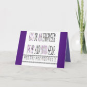 エンジニアやものを直す人のためのメッセージ カード (正面)