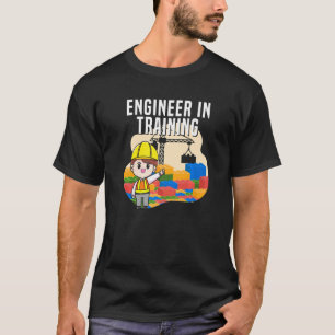 エンジニアイントレーニング建物ブロックマスタービルド Tシャツ