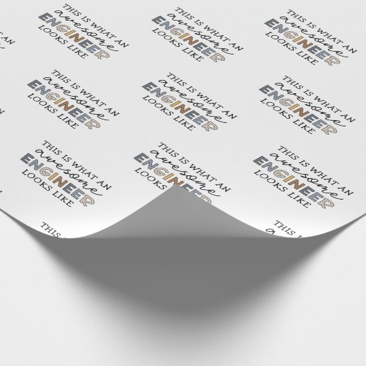 エンジニアエおもしろいンシ素晴らしニア |エンジニアリング ラッピングペーパー (角)