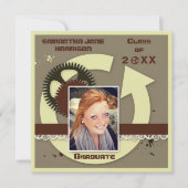 エンジニアエレガントギア卒業写真 招待状 (正面)