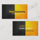 エンジニアエンジニアリングアーキテクト契約者ビルダー 名刺 (正面/裏面)