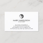 エンジニアエンジニアリングハードウェア 名刺 (裏面)