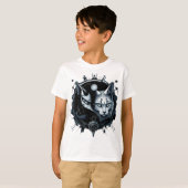 エンジニアキャットデザインシャツ2 Tシャツ (正面フル)