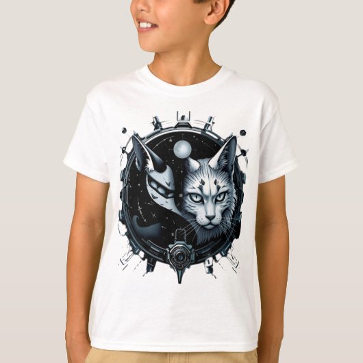 エンジニアキャットデザインシャツ2 Tシャツ (正面)