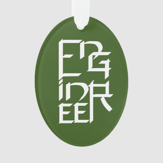 エンジニアキャラクター オーナメント (正面)