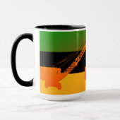 エンジニアクカラフルレーンを運転すること マグカップ (左)