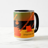 エンジニアクカラフルレーンを運転すること マグカップ (正面右)