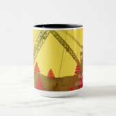 エンジニアクカラフルレーンを運転すること マグカップ (中央)