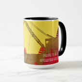 エンジニアクカラフルレーンを運転すること マグカップ (正面右)