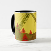 エンジニアクカラフルレーンを運転すること マグカップ (正面左)