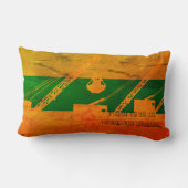 エンジニアクカラフルレーンを運転すること ランバークッション (裏面)