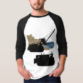 エンジニアクレーン運転士水上げトラック Tシャツ (正面)