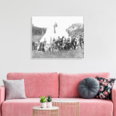 エンジニアコープのためのキャンプの自由時間 キャンバスプリント (インサイチュ (リビング))