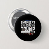 エンジニアズ・フォー・トランプ 再選トランプ 缶バッジ (正面&裏面)