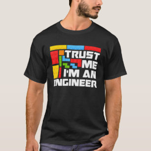 エンジニアチルドレンズトイビッグ建物ブロックBui Tシャツ
