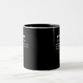 エンジニアディクおもしろいショナリ定義 ツートーンマグカップ (中央)