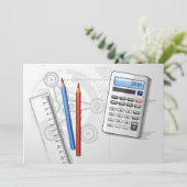 エンジニアデスクトップ招待状 招待状 (スタンド正面)