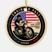 エンジニアパスコロラドバイク セラミックオーナメント (正面)