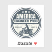 エンジニアパスロードコロダモーターサイクルトリップ シール (シート)