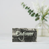 エンジニアビ素朴ジネスカード 名刺 (スタンド正面)