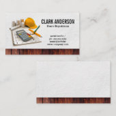 エンジニアブループリントツール機器 | ビルダー 名刺 (正面/裏面)