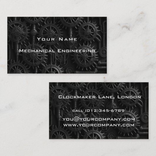 エンジニアプロフィルカード 名刺 (正面/裏面)