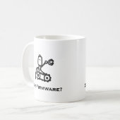 エンジニアボットファームウ得ェア コーヒーマグカップ (正面左)