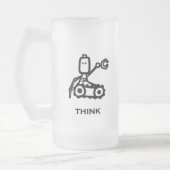 エンジニアボ考えット フロストグラスビールジョッキ (左)