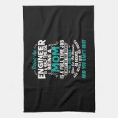 エンジニアマザーであるエンジニアアート キッチンタオル (縦)