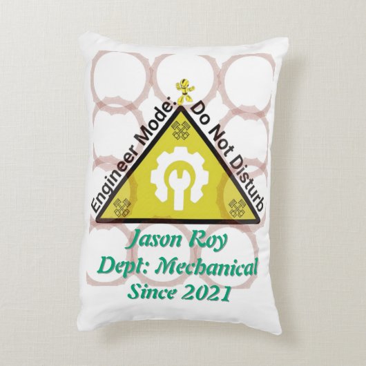 エンジニアモード装飾用クッションおもしろい – 応答不可 アクセントクッション (裏面(縦))