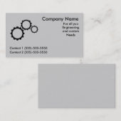 エンジニアリングのテンプレート 名刺 (正面/裏面)