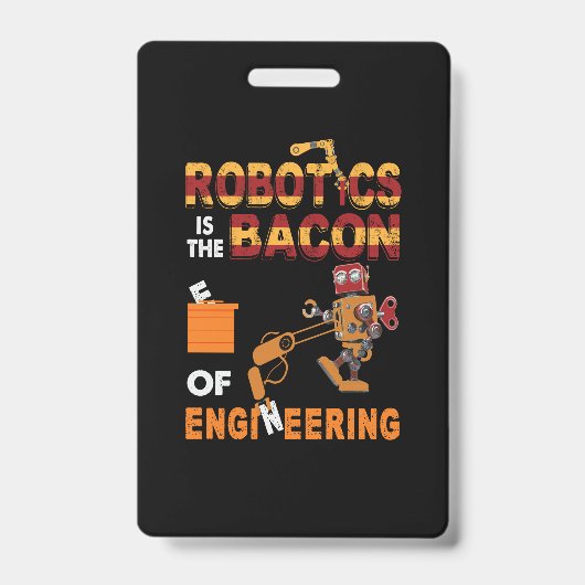 エンジニアリングのロボット工学 バッジ (正面)