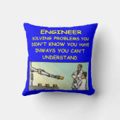 エンジニアリングの冗談 クッション (裏面)