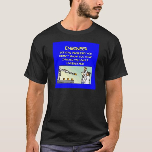 エンジニアリングの冗談 Tシャツ (正面)