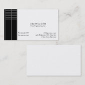 エンジニアリングの名刺の卵の殼 名刺 (正面/裏面)