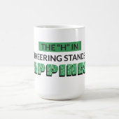 エンジニアリングのHは幸福の略 コーヒーマグカップ (中央)