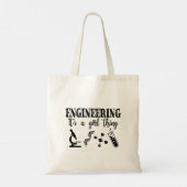 エンジニアリングは女の子だ トートバッグ (裏面)
